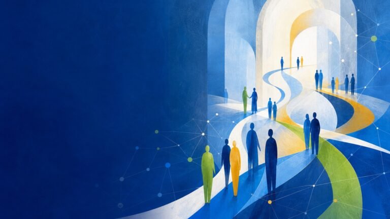 People connecting through a European Reiki network